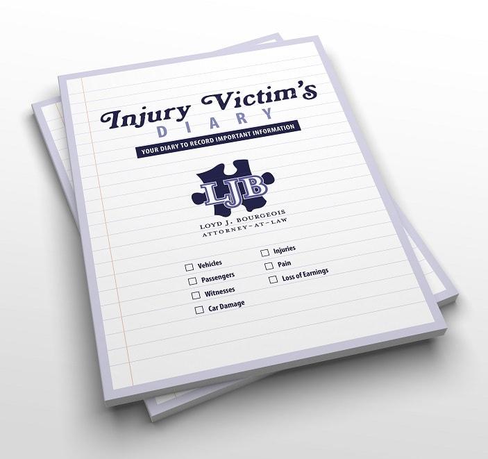 Get the Car Accident “Injury Victim’s Diary” Workbook