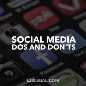 Social Media Do's and Don'ts After an Accident