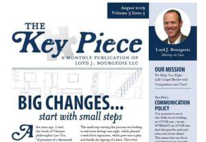 2019 August “The Key Piece” Newsletter