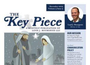 2019 December “The Key Piece” Newsletter