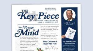 2020 December “The Key Piece” Newsletter