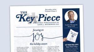 2022 December “The Key Piece” Newsletter