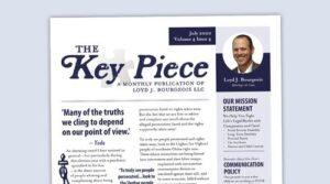 2020 July “The Key Piece” Newsletter