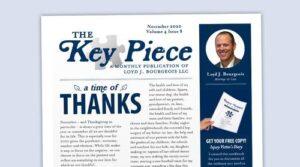 2020 November “The Key Piece” Newsletter