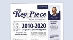 2020 September “The Key Piece” Newsletter