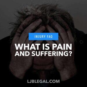 What is pain and suffering