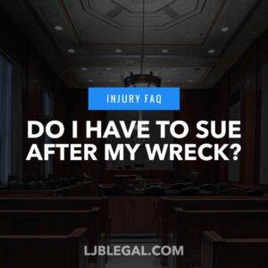 Do I Have to Sue After a Louisiana Car Accident?