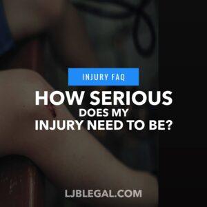How Serious Does My Injury Need to Be to File a Claim in Louisiana?