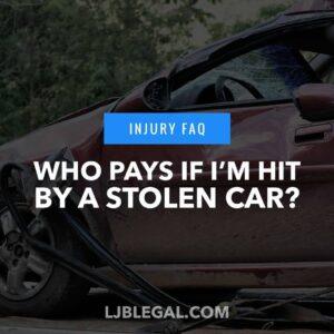 Who Pays If I Was Hit by a Stolen Car in Louisiana?