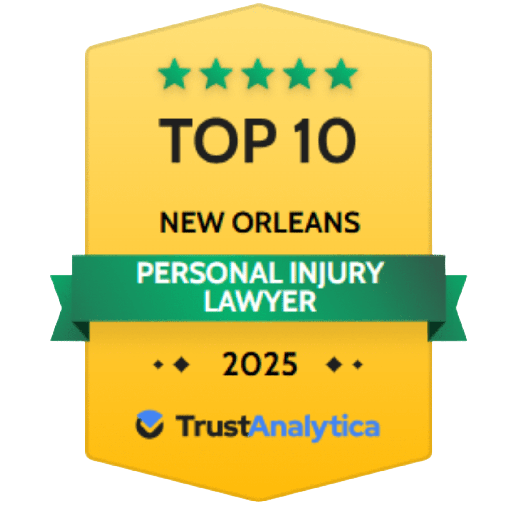 TrustAnalytica 2025 Top 10 New Orleans Personal Injury Lawyers | Loyd J. Bourgeois Injury & Accident Lawyer